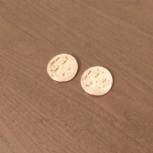 Bundle 2 Tory Burch replacement gold emblem hardware logo